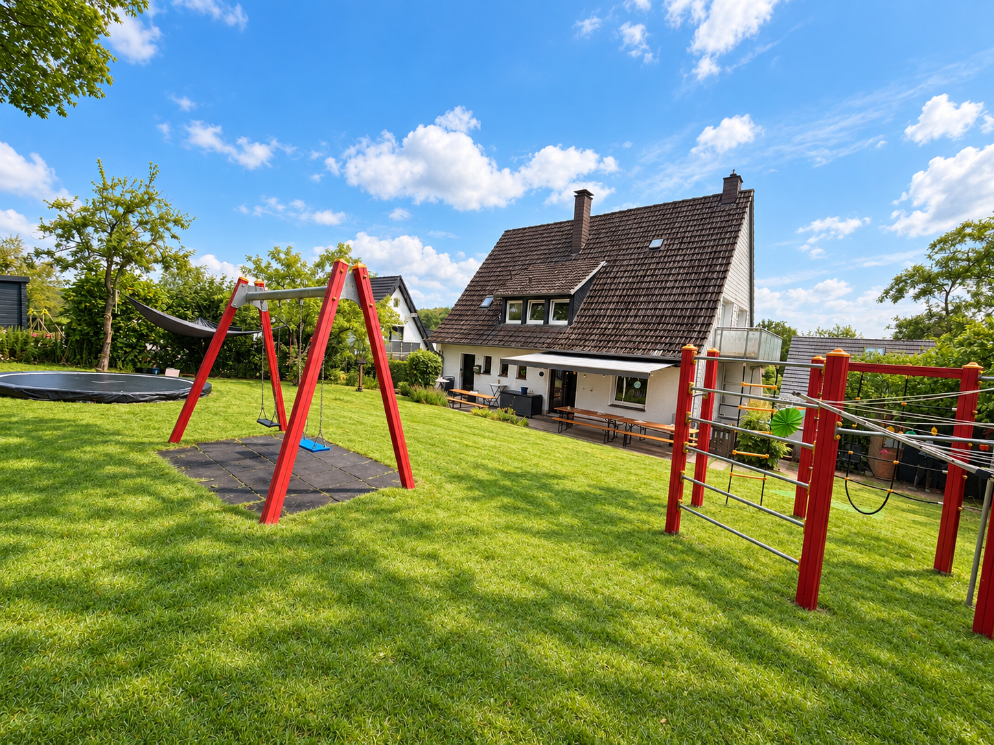 Haus und Garten der WG Wilhelm-Busch-Straße