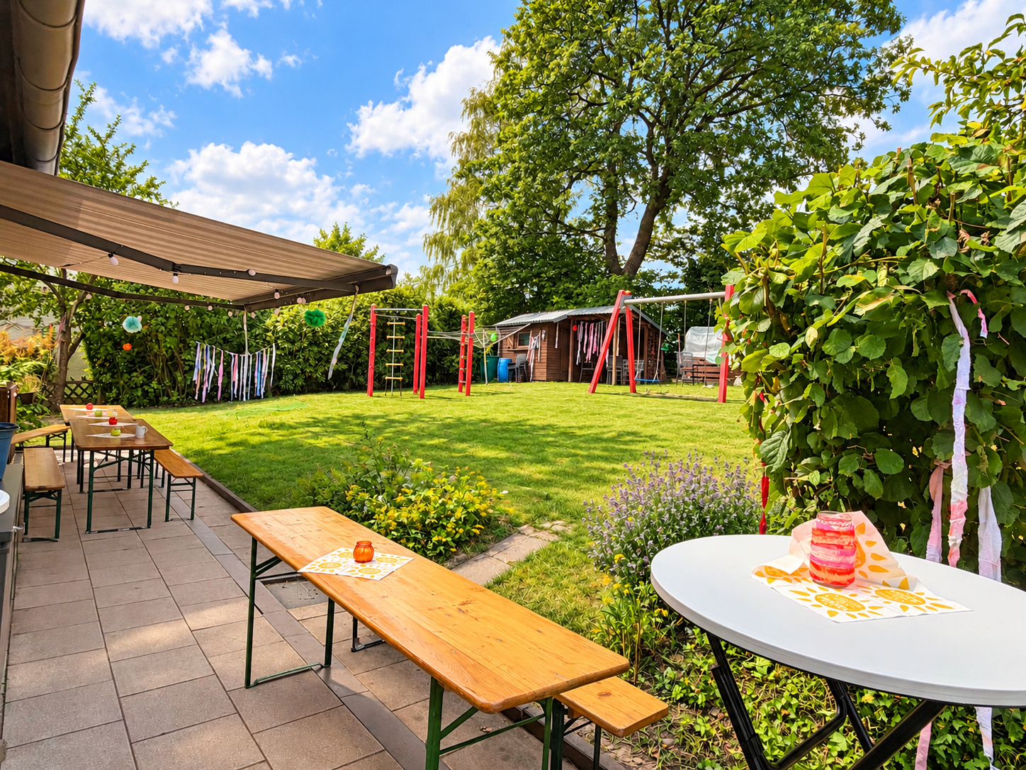 Garten der WG Wilhelm-Busch-Straße